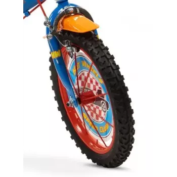Kinderfahrrad Toimsa 14 Zoll Hot Wheels Modell 1468, 14-Zoll-Räder, Stahlrahmen, für Stützräder geeignet
