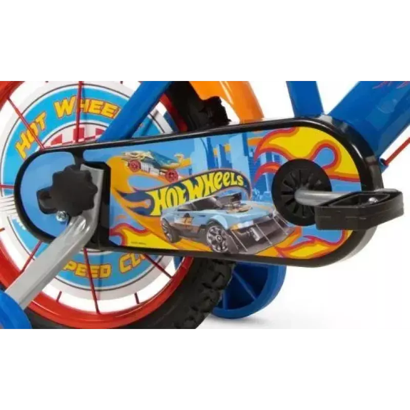 Kinderfahrrad Toimsa 14 Zoll Hot Wheels Modell 1468, 14-Zoll-Räder, Stahlrahmen, für Stützräder geeignet