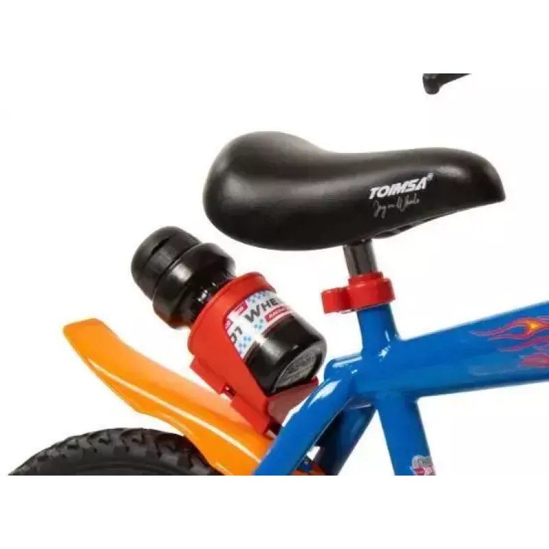 Kinderfahrrad Toimsa 14 Zoll Hot Wheels Modell 1468, 14-Zoll-Räder, Stahlrahmen, für Stützräder geeignet