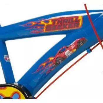 Kinderfahrrad Toimsa 14 Zoll Hot Wheels Modell 1468, 14-Zoll-Räder, Stahlrahmen, für Stützräder geeignet