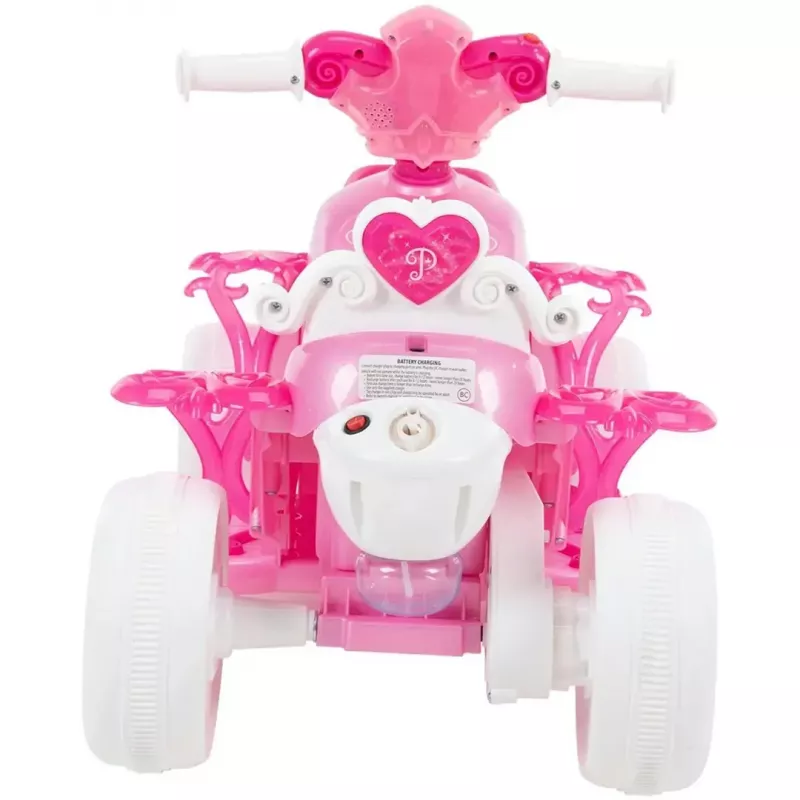 Kinder-Elektro-Quad zum Aufsitzen HUFFY 19055W 6V Batterie rosa