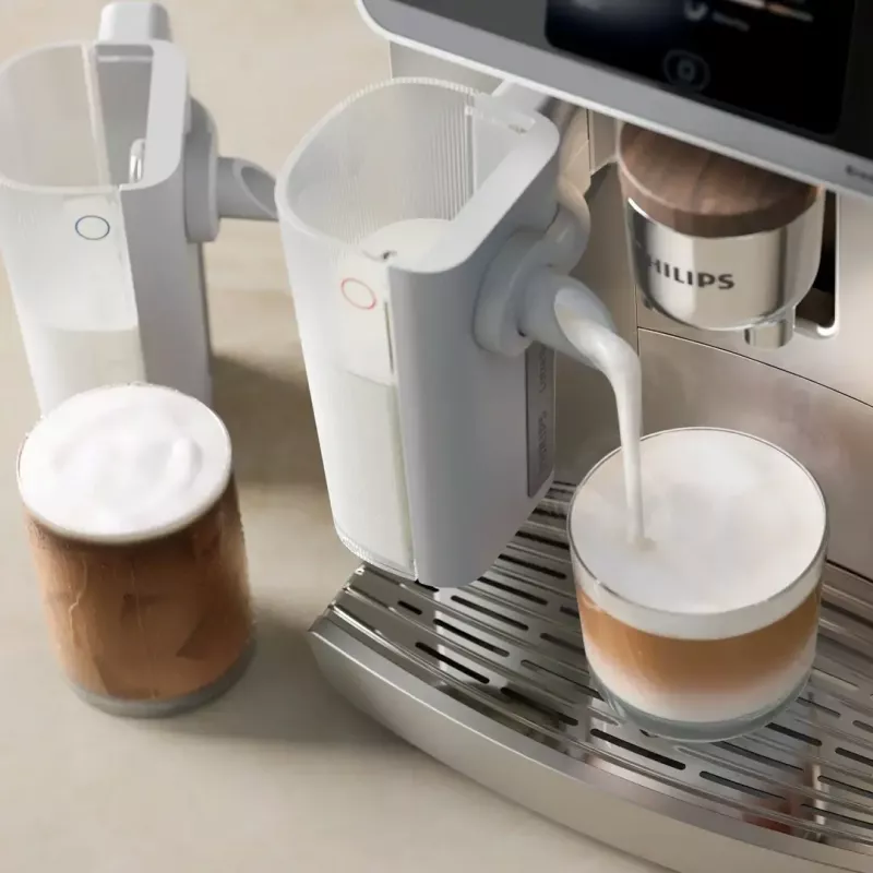 Kaffeemaschine Philips Series 8000 Café Aromis EP8757/20, silber, 1.500 W