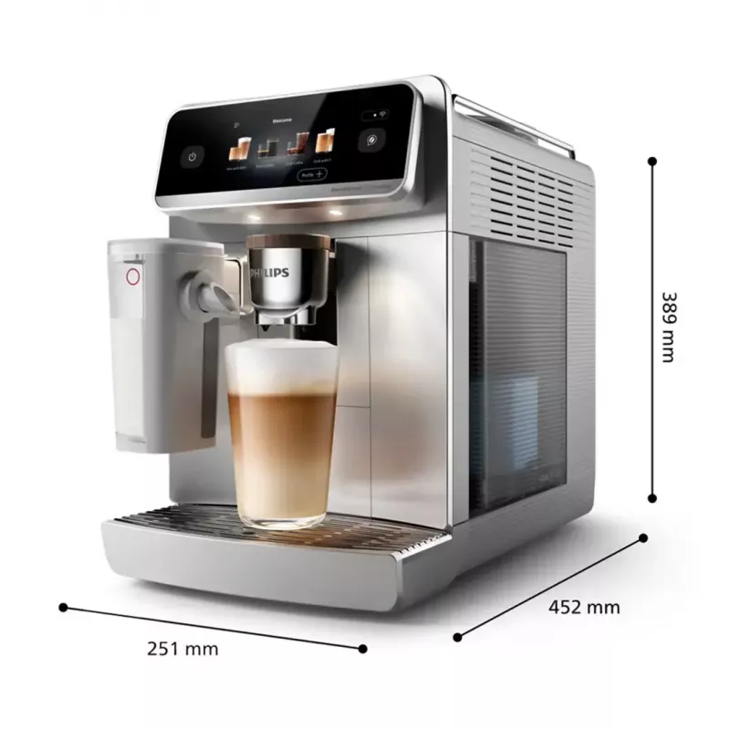 Kaffeemaschine Philips Series 8000 Café Aromis EP8757/20, silber, 1.500 W
