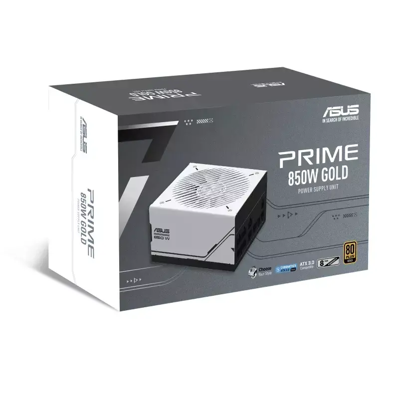 ASUS Prime 850W Gold ( AP-850G ) Netzteil 20+4-Pin-ATX ATX Schwarz, Weiß