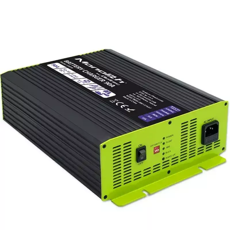 Batterieladegerät QOLTEC 51919 90A 12V für LiFePO4 AGM GEL SLA