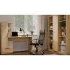 Schreibtisch- und Bücherregal-Set top e shop COSMO Oak Artisan — Arbeitsplatte 115×50 cm, Breite 1430 mm, Höhe 1400 mm, Tiefe 500 mm, 1 Schublade