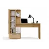 Schreibtisch- und Bücherregal-Set top e shop COSMO Oak Artisan — Arbeitsplatte 115×50 cm, Breite 1430 mm, Höhe 1400 mm, Tiefe 500 mm, 1 Schublade