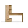Schreibtisch- und Bücherregal-Set top e shop COSMO Oak Artisan — Arbeitsplatte 115×50 cm, Breite 1430 mm, Höhe 1400 mm, Tiefe 500 mm, 1 Schublade