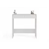 Schreibtisch top e shop MARINA 2S, weiß, Spanplatte, 810×500×800 mm, 2 Schubladen, laminierte Tischplatte
