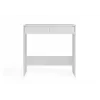 Schreibtisch top e shop MARINA 2S, weiß, Spanplatte, 810×500×800 mm, 2 Schubladen, laminierte Tischplatte