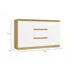 Kommode top e shop ARTISAN 2-türig 3-schubladig, 1200×400×750 mm, weiß, Spanplatte