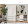 Kommode top e shop ARTISAN 2-türig 3-schubladig, 1200×400×750 mm, weiß, Spanplatte