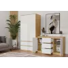 Kommode top e shop ARTISAN 2-türig 3-schubladig, 1200×400×750 mm, weiß, Spanplatte