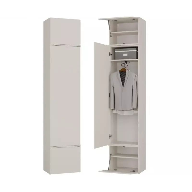 top e shop HAGA Kaschmir-Kleiderschrank 3-türig, 2380×500×350 mm, Spanplatte, freistehend