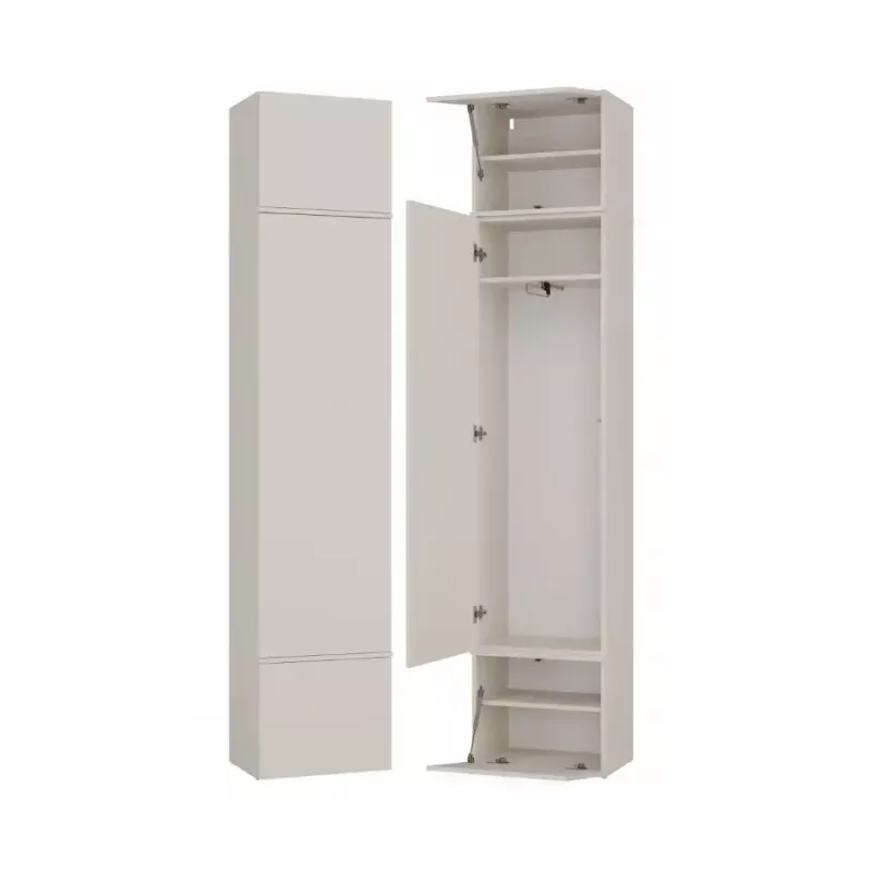 top e shop HAGA Kaschmir-Kleiderschrank 3-türig, 2380×500×350 mm, Spanplatte, freistehend