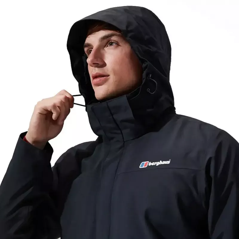Jacke Berghaus Hillwalker IA Shell Größe M Schwarz + Pullover Berghaus Prism PT HZ Größe M Schwarz