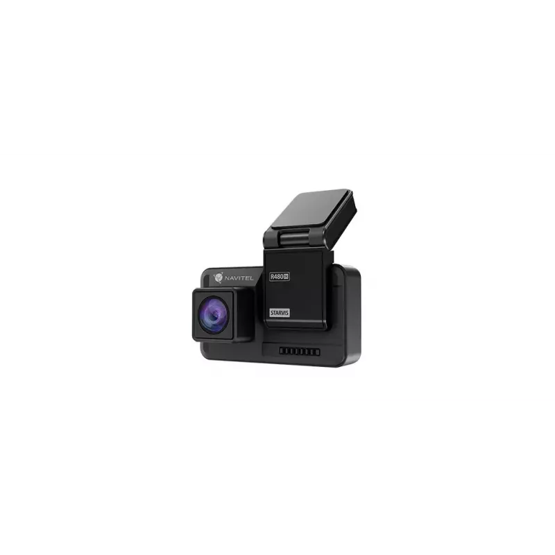 Dashcam Navitel R480 2K, Dual-Kamera, Quad HD 2560×1440, 160° Weitwinkel, 2 Zoll IPS, MicroSD bis zu 256 GB, wiederaufladbare Batterie, schwarz