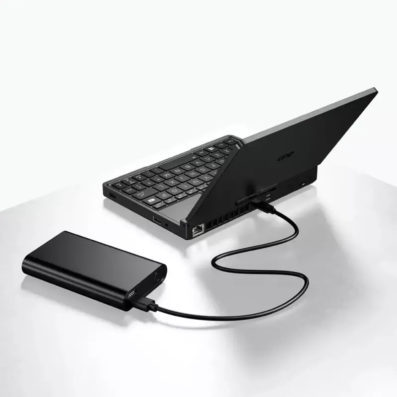 GPD Pocket 4 Laptop — AMD Ryzen 7 8840U, 8 Zoll WQXGA 2560×1600 144Hz Touch, 16GB DDR5, 1TB NVMe, Radeon 780M, Windows 11, LAN, FPR, Graphite