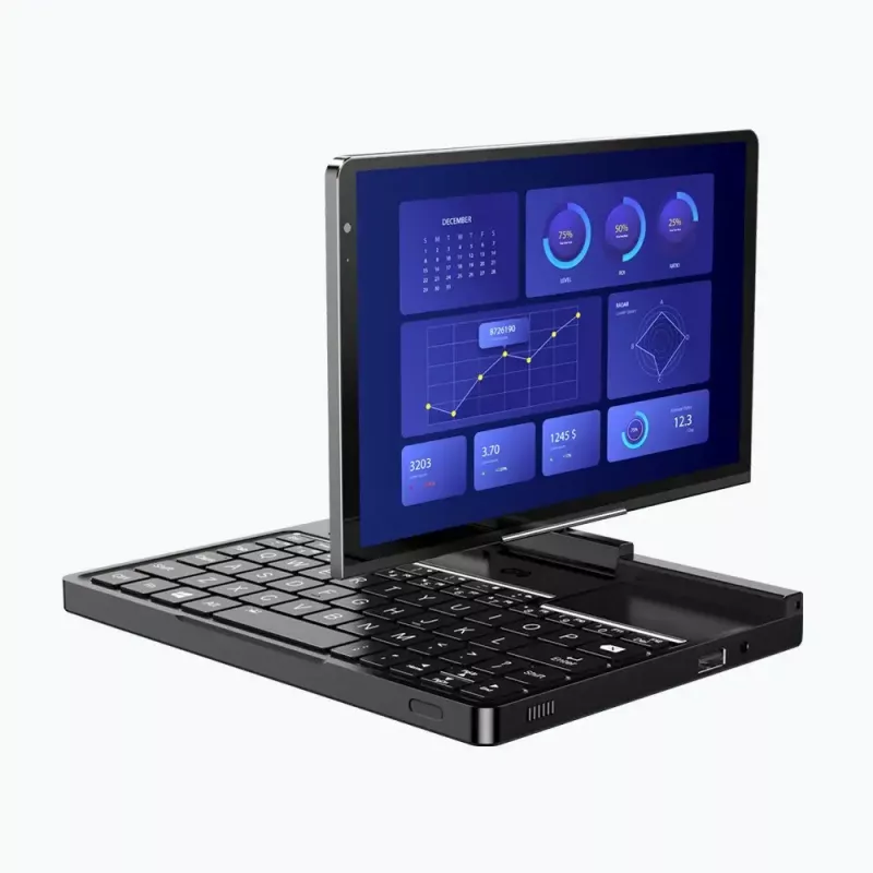 GPD Pocket 4 Laptop — AMD Ryzen 7 8840U, 8 Zoll WQXGA 2560×1600 144Hz Touch, 16GB DDR5, 1TB NVMe, Radeon 780M, Windows 11, LAN, FPR, Graphite