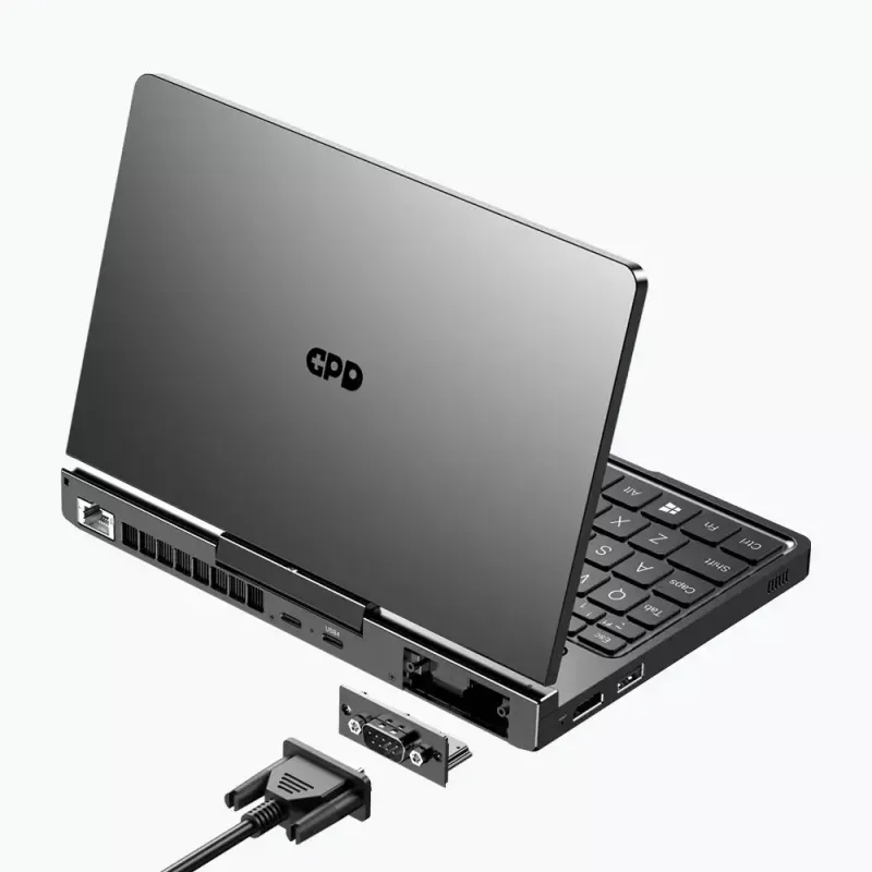 GPD Pocket 4 Laptop — AMD Ryzen 7 8840U, 8 Zoll WQXGA 2560×1600 144Hz Touch, 16GB DDR5, 1TB NVMe, Radeon 780M, Windows 11, LAN, FPR, Graphite