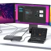 GPD Pocket 4 Laptop — AMD Ryzen 7 8840U, 8 Zoll WQXGA 2560×1600 144Hz Touch, 16GB DDR5, 1TB NVMe, Radeon 780M, Windows 11, LAN, FPR, Graphite