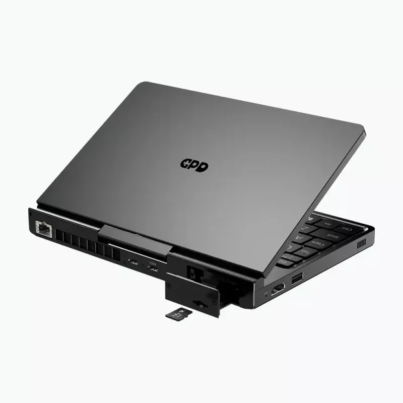 GPD Pocket 4 Laptop — AMD Ryzen 7 8840U, 8 Zoll WQXGA 2560×1600 144Hz Touch, 16GB DDR5, 1TB NVMe, Radeon 780M, Windows 11, LAN, FPR, Graphite