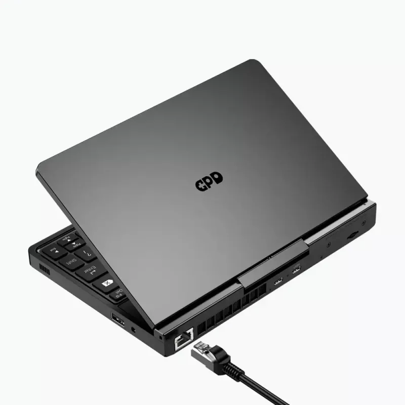 GPD Pocket 4 Laptop — AMD Ryzen 7 8840U, 8 Zoll WQXGA 2560×1600 144Hz Touch, 16GB DDR5, 1TB NVMe, Radeon 780M, Windows 11, LAN, FPR, Graphite