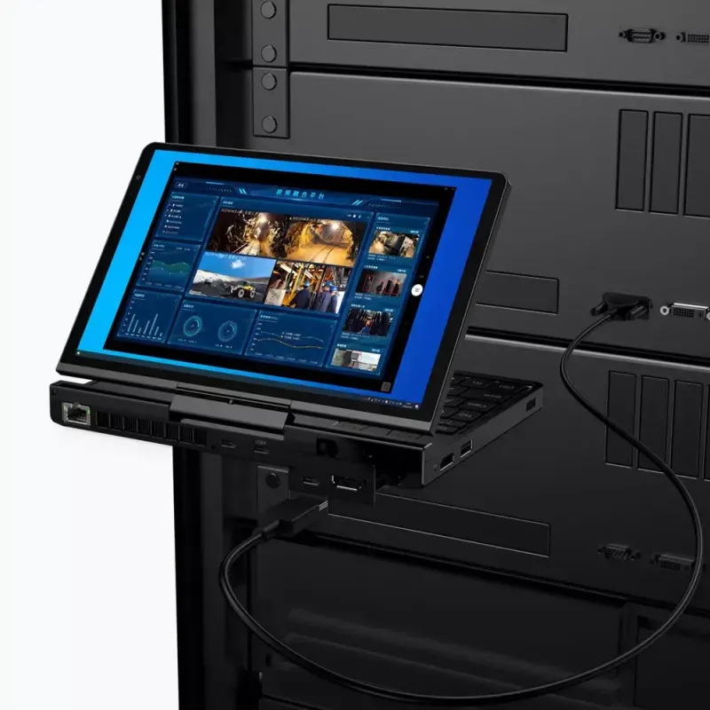 GPD Pocket 4 Laptop — AMD Ryzen 7 8840U, 8 Zoll WQXGA 2560×1600 144Hz Touch, 16GB DDR5, 1TB NVMe, Radeon 780M, Windows 11, LAN, FPR, Graphite
