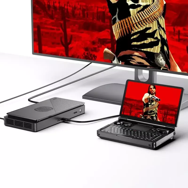 Laptop GPD WinMini HX370 — 7 Zoll FHD 120Hz Touch, AMD Ryzen AI 9 HX370, 32GB DDR5, 2TB NVMe, Radeon 890M, Win 11, Schwarz