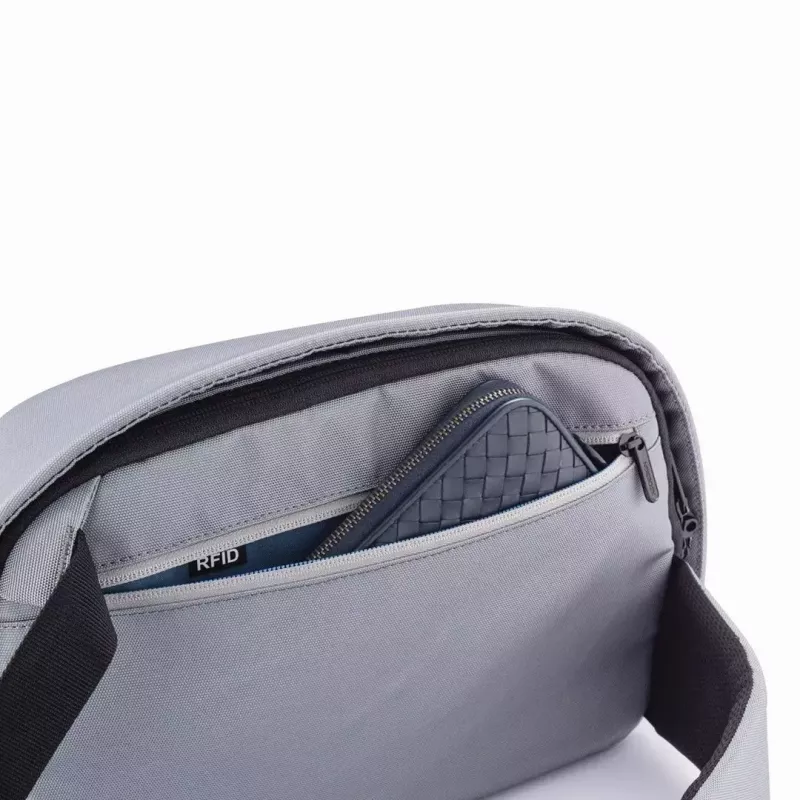 Anti-Diebstahl-Rucksack XDDESIGN Bobby Sling Grau — leicht, wasserabweisend, als Umhängetasche tragbar