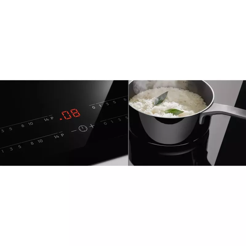 Electrolux EIV734 Schwarz Einbau-Induktionskochfeld 68 cm Breite 4 Zonen