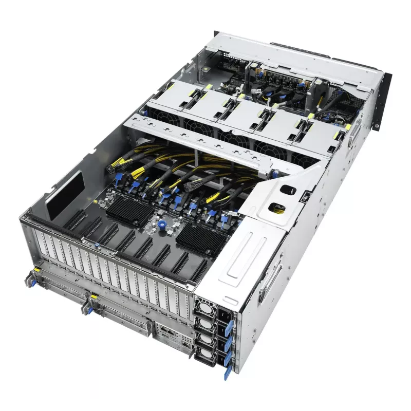 Rack-Server ASUS ESC8000A-E13P (4U) — LGA 6096, AMD EPYC, bis zu 3 TB DDR5, 24 DIMM, 3200W PSU, 10GbE