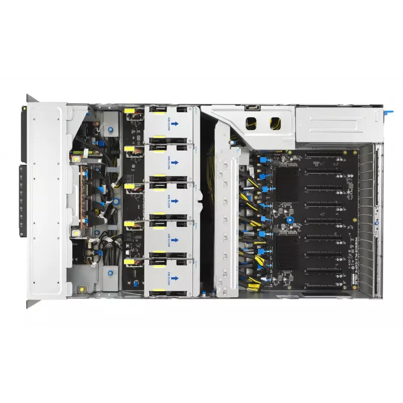 Rack-Server ASUS ESC8000A-E13P (4U) — LGA 6096, AMD EPYC, bis zu 3 TB DDR5, 24 DIMM, 3200W PSU, 10GbE