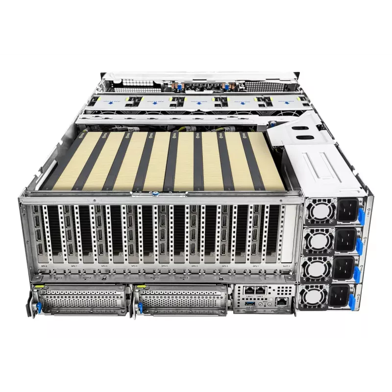 Rack-Server ASUS ESC8000A-E13P (4U) — LGA 6096, AMD EPYC, bis zu 3 TB DDR5, 24 DIMM, 3200W PSU, 10GbE