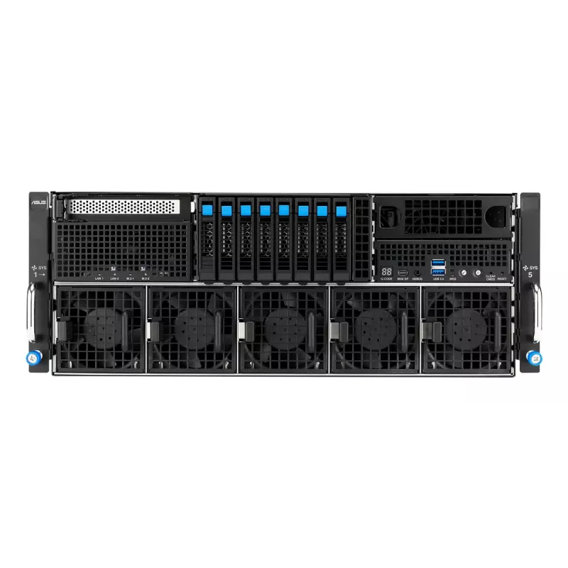 Rack-Server ASUS ESC8000A-E13P (4U) — LGA 6096, AMD EPYC, bis zu 3 TB DDR5, 24 DIMM, 3200W PSU, 10GbE