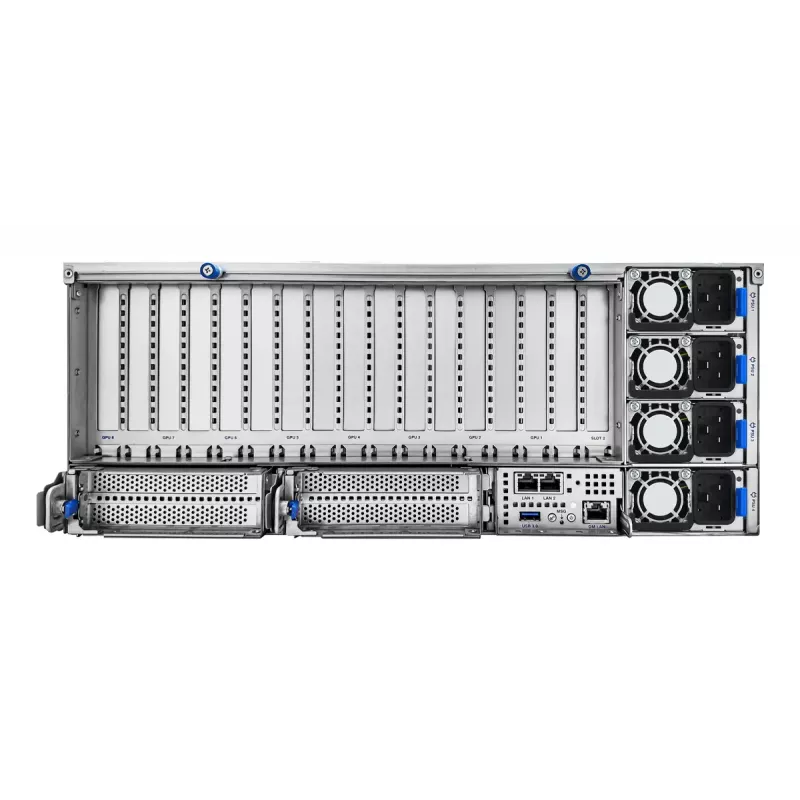 Rack-Server ASUS ESC8000A-E13P (4U) — LGA 6096, AMD EPYC, bis zu 3 TB DDR5, 24 DIMM, 3200W PSU, 10GbE