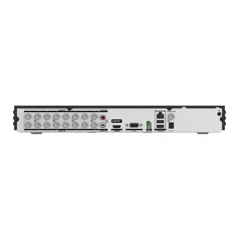Digitaler Videorecorder Hikvision IDS-7216HUHI-M2/XT — 16-Kanal-DVR, 4K (3840×2160), H.264/H.265, SATA-Festplatte bis 12 TB, Gigabit-Ethernet, 12 V DC