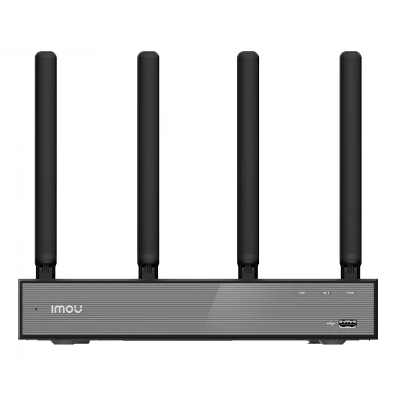Netzwerk-Videorecorder IMOU N110W - 10-Kanal-Wi-Fi-6-NVR, max. 2592x1944, Dualband-WLAN, SATA-Festplatte bis 16 TB, 10/100-Ethernet, schwarz