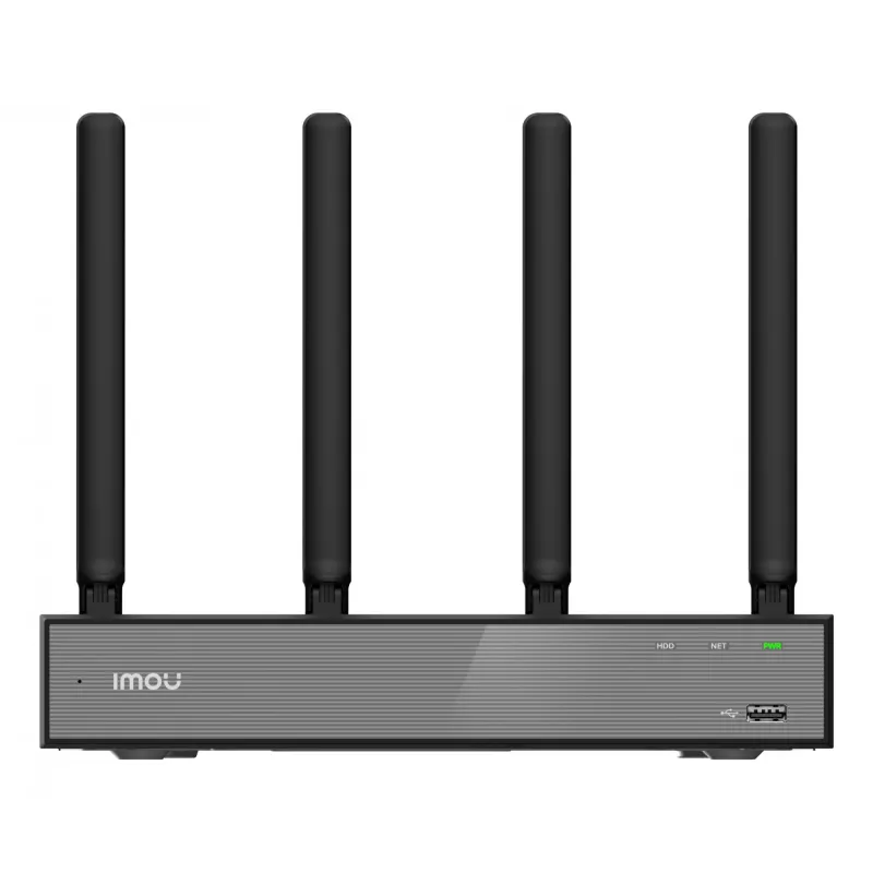 Netzwerk-Videorecorder IMOU N110W - 10-Kanal-Wi-Fi-6-NVR, max. 2592x1944, Dualband-WLAN, SATA-Festplatte bis 16 TB, 10/100-Ethernet, schwarz