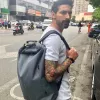 Backpack XDDESIGN Urban Lite — geeignet für Bildschirme bis 12,9 Zoll, 415×145×610 mm, Schwarz/Grau