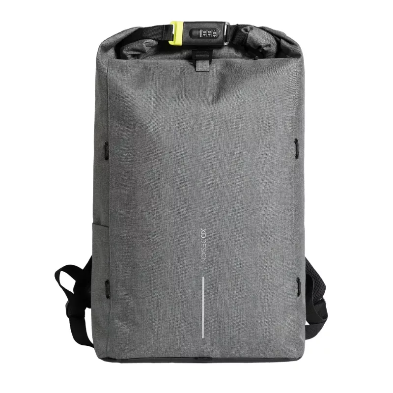 Backpack XDDESIGN Urban Lite — geeignet für Bildschirme bis 12,9 Zoll, 415×145×610 mm, Schwarz/Grau