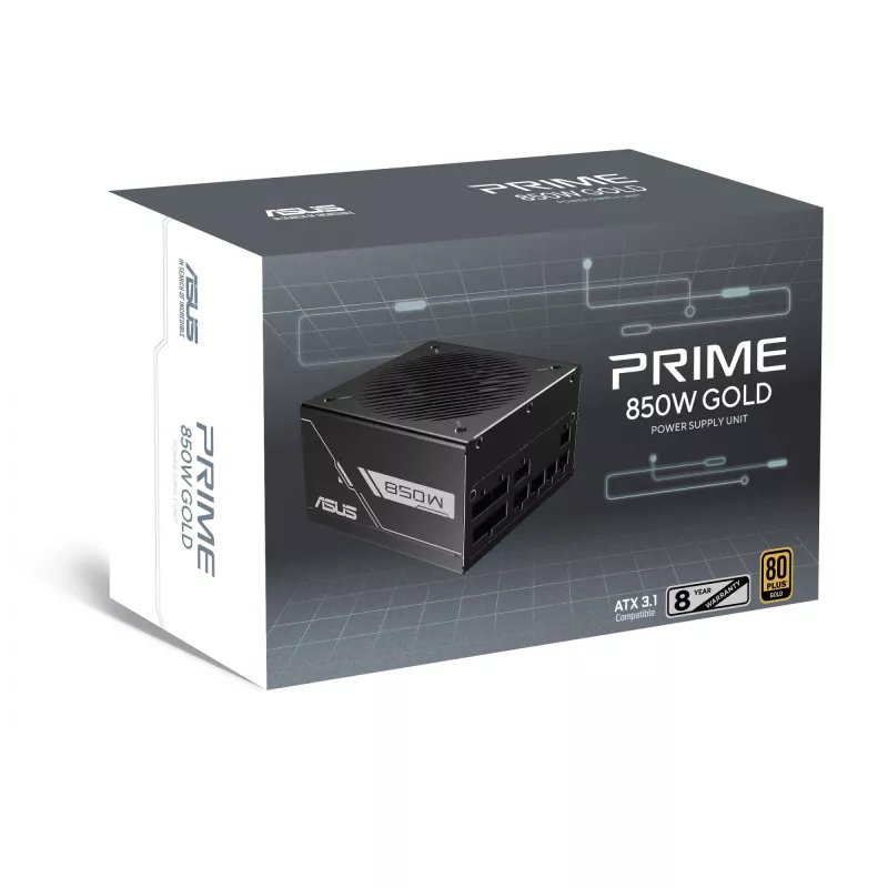 Netzteil ASUS Prime -850G 850W ATX 20+4-Pin, 80 PLUS Gold, schwarz