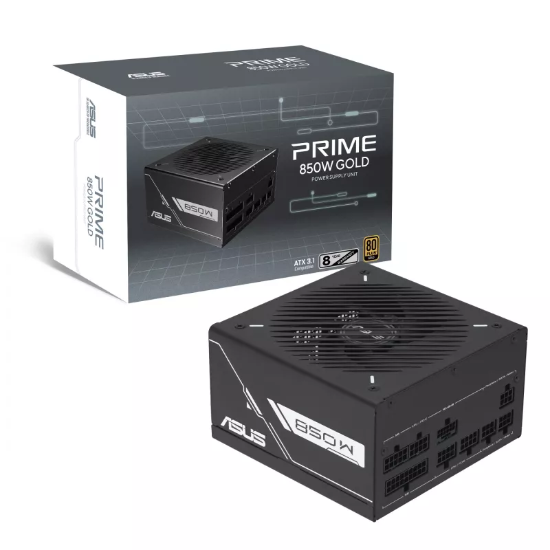 Netzteil ASUS Prime -850G 850W ATX 20+4-Pin, 80 PLUS Gold, schwarz