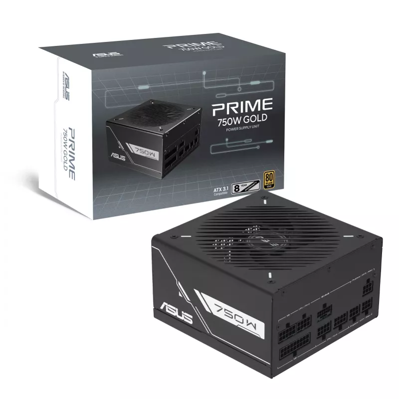 Netzteil ASUS Prime -750G 750 W 20+4 pol ATX 80 PLUS Gold Schwarz