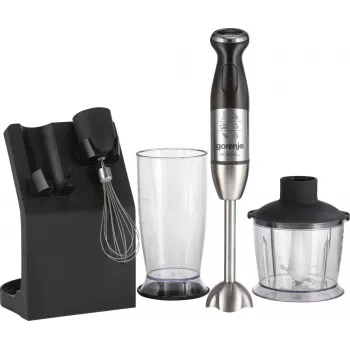 Gorenje HBC807QB 0,5 L Handmixer 800 W Schwarz, Edelstahl