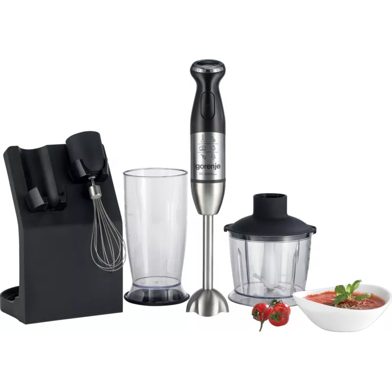Gorenje HBC807QB 0,5 L Handmixer 800 W Schwarz, Edelstahl