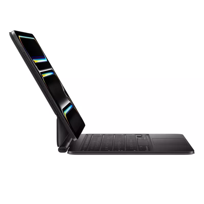 Apple Magic Tastatur QWERTY Schwedisch Schwarz Kabellos mit Trackpad