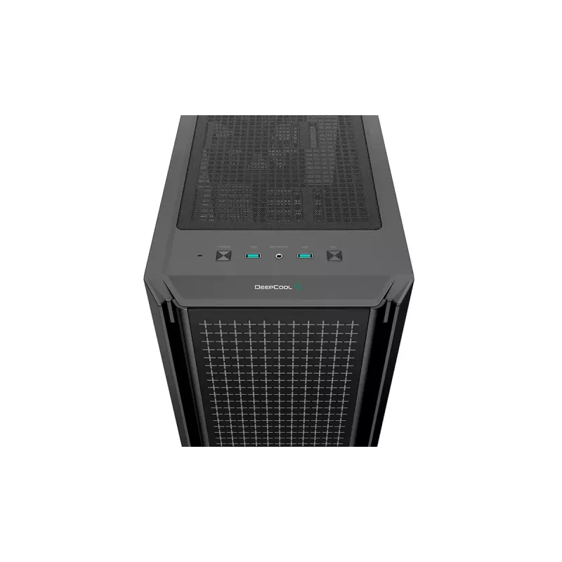 Mid-Tower-Computergehäuse DeepCool CG540 – Schwarz, ATX-Unterstützung, geräumiger Innenraum, optimierter Luftstrom
