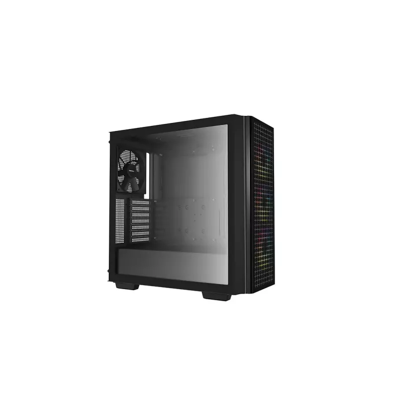 Mid-Tower-Computergehäuse DeepCool CG540 – Schwarz, ATX-Unterstützung, geräumiger Innenraum, optimierter Luftstrom
