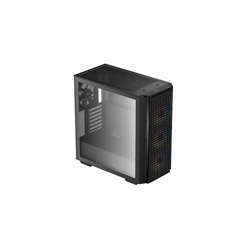 Mid-Tower-Computergehäuse DeepCool CG540 – Schwarz, ATX-Unterstützung, geräumiger Innenraum, optimierter Luftstrom